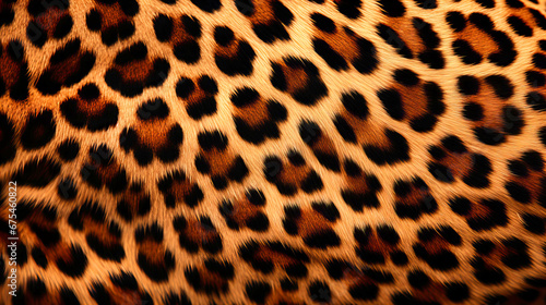 Seamless animal print, Wild feline patterns, Natural hues with textured feel photo