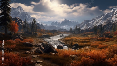 A stunning landscape in evolving immersive and captivating impact game worlds