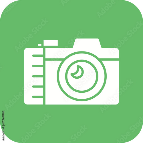 Compact Camera Line Color Icon