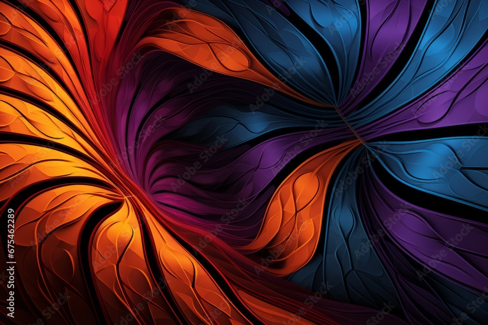 abstract curving fractal background abstract curving fractal background