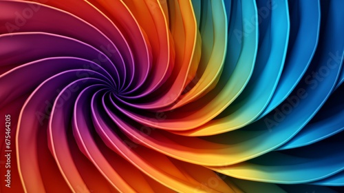 graphic abstract background with colorful spiral