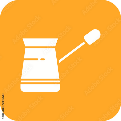 Cezve Line Color Icon