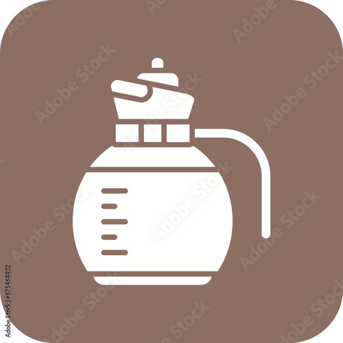 Coffee Jar Line Color Icon