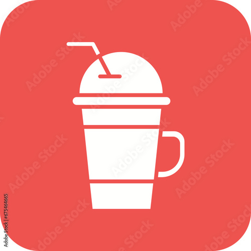 Frappuccino Line Color Icon