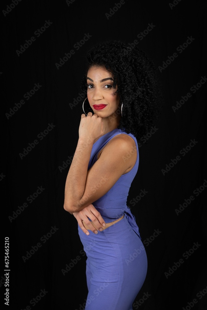 Portrait of beautiful, serious young woman. With hands on chin. Portrait of beautiful, serious young woman. With hands on chin.