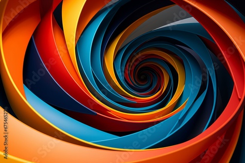 graphic abstract background with spiral