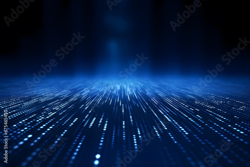 Datastream Elegance: Blue Tech Background 
