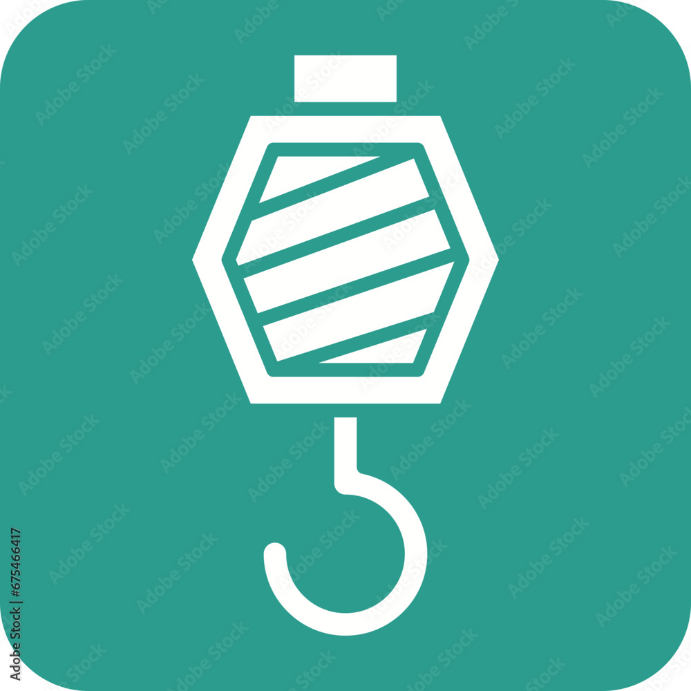 Hoist Line Color Icon Hoist Line Color Icon