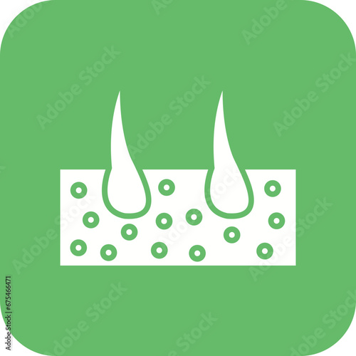 Epidermis Line Color Icon