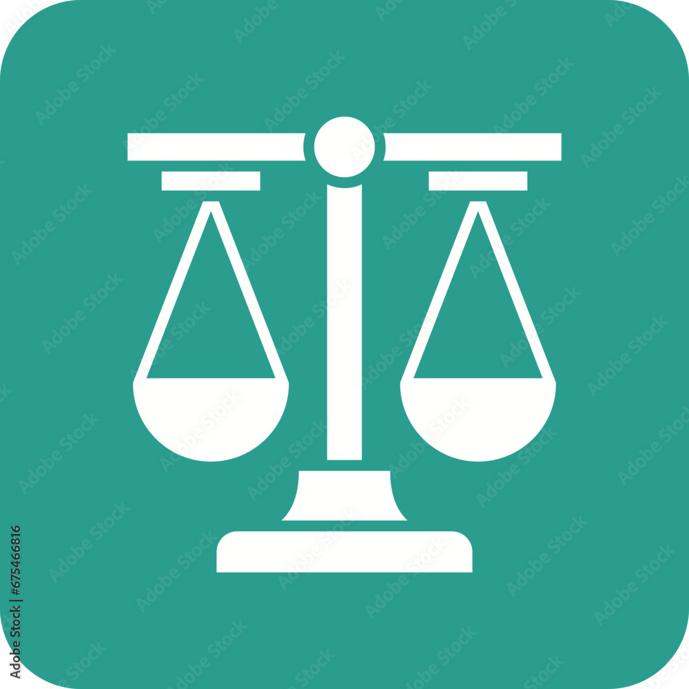 Law Scale Line Color Icon Law Scale Line Color Icon