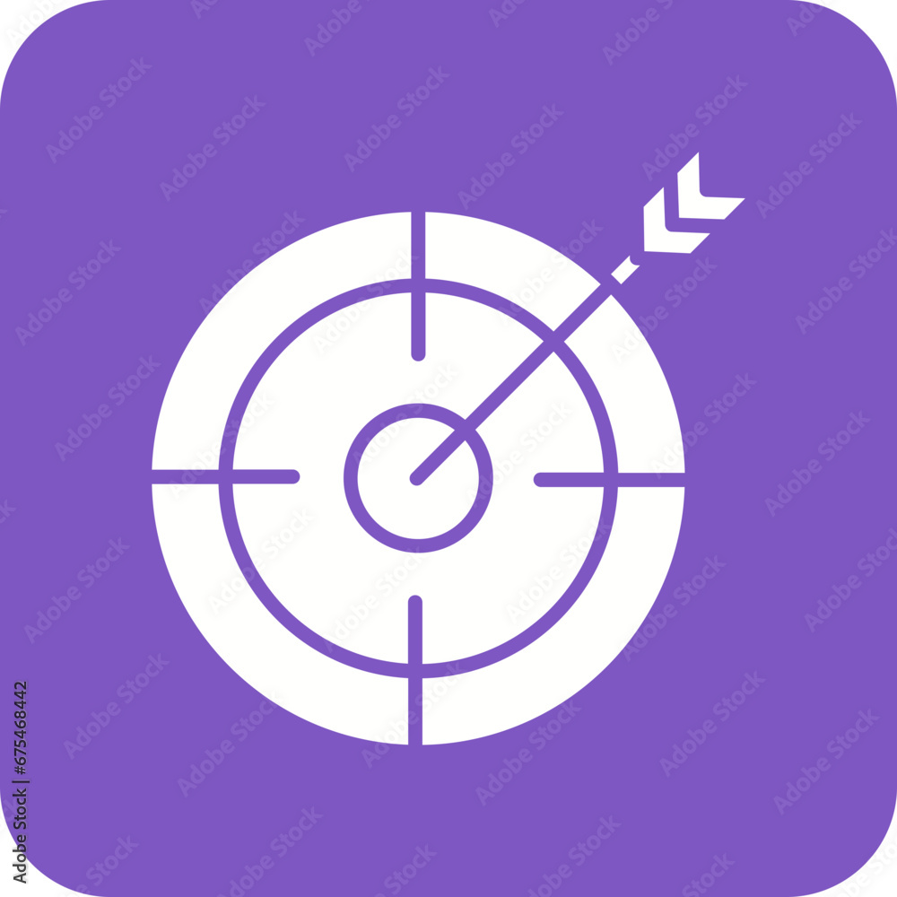 Goal Line Color Icon Goal Line Color Icon