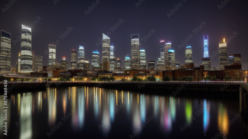 Naklejka premium city