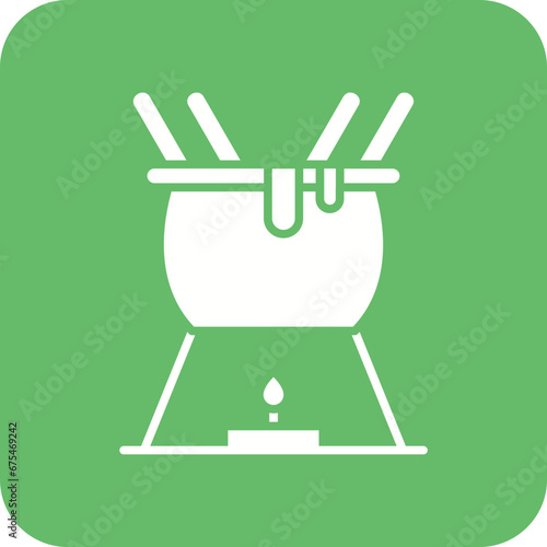 Fondue Line Color Icon