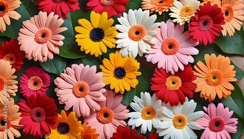 Gerbera flower background 