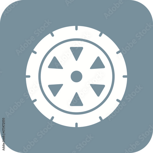 Wheel Line Color Icon