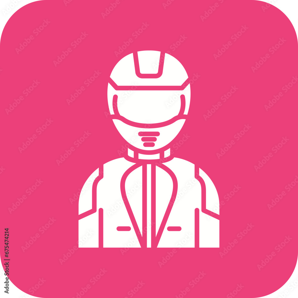 Racer Line Color Icon Racer Line Color Icon