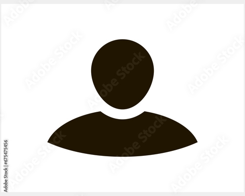 Avatar Social media marketing icon People network clipart Stencil Vector stock illustration EPS 10