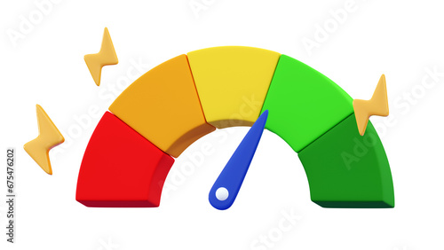 3d Satisfaction Stress level reduced Emotional overload Credit score or rating concept