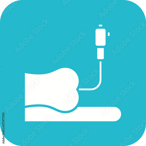 Colonoscopy Line Color Icon