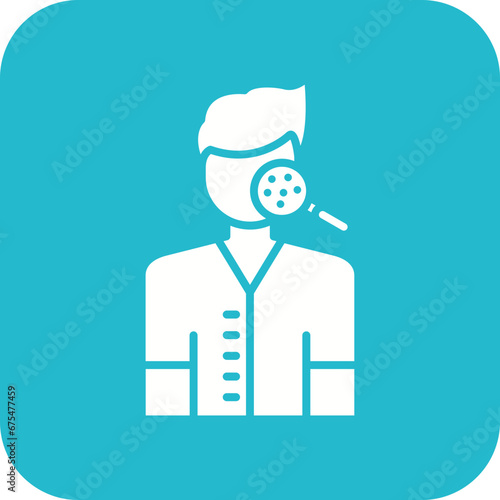Skin Checkup Line Color Icon