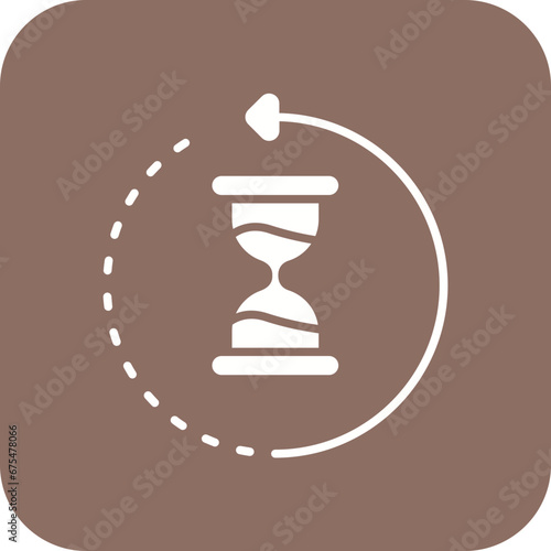 Hourglass Line Color Icon