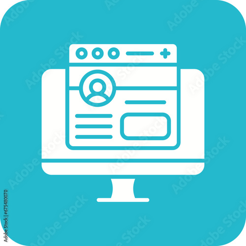 Frontend Development Line Color Icon