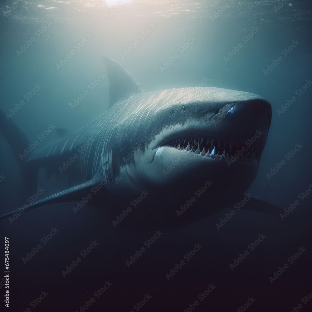 Obraz premium shark in the sea