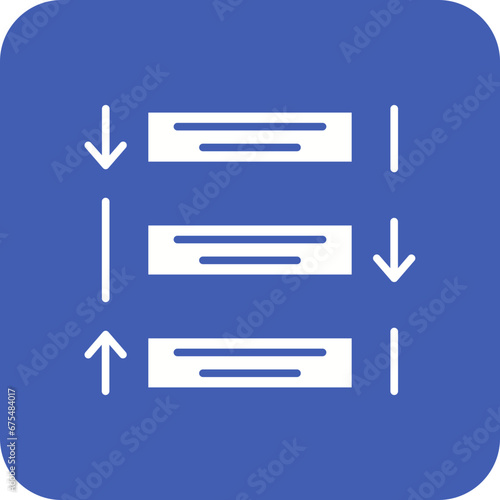 Rearrange Tasks Line Color Icon