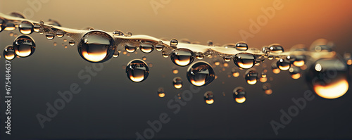 Drops of the water.