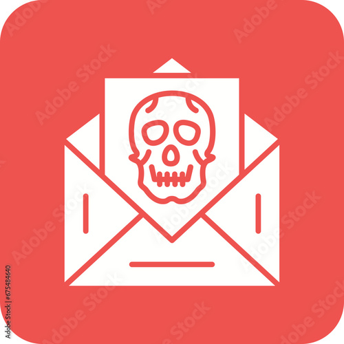 Spam Email Line Color Icon