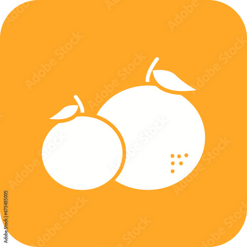 Tangerine Line Color Icon