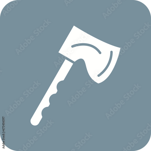 Hatchet Line Color Icon