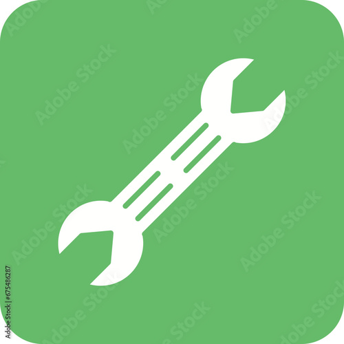 Wrench Line Color Icon