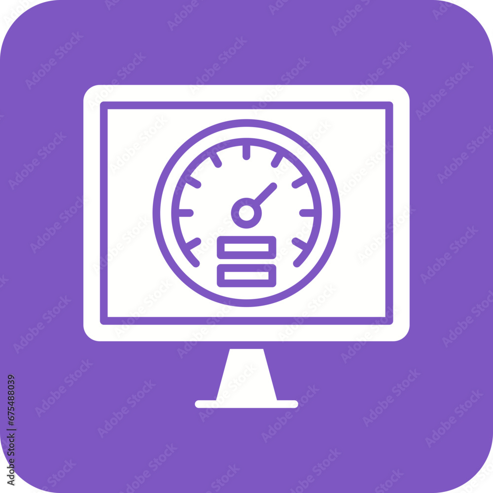 Speed Line Color Icon