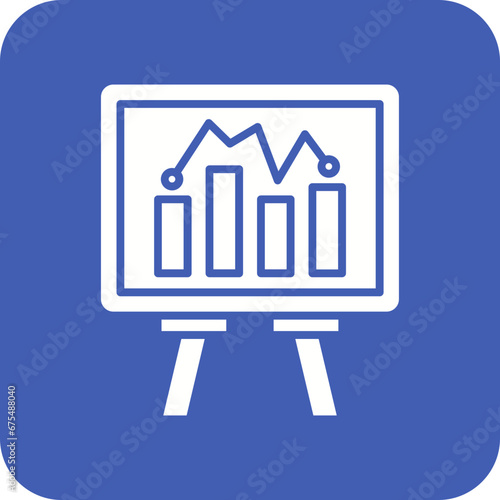 Presentation Line Color Icon
