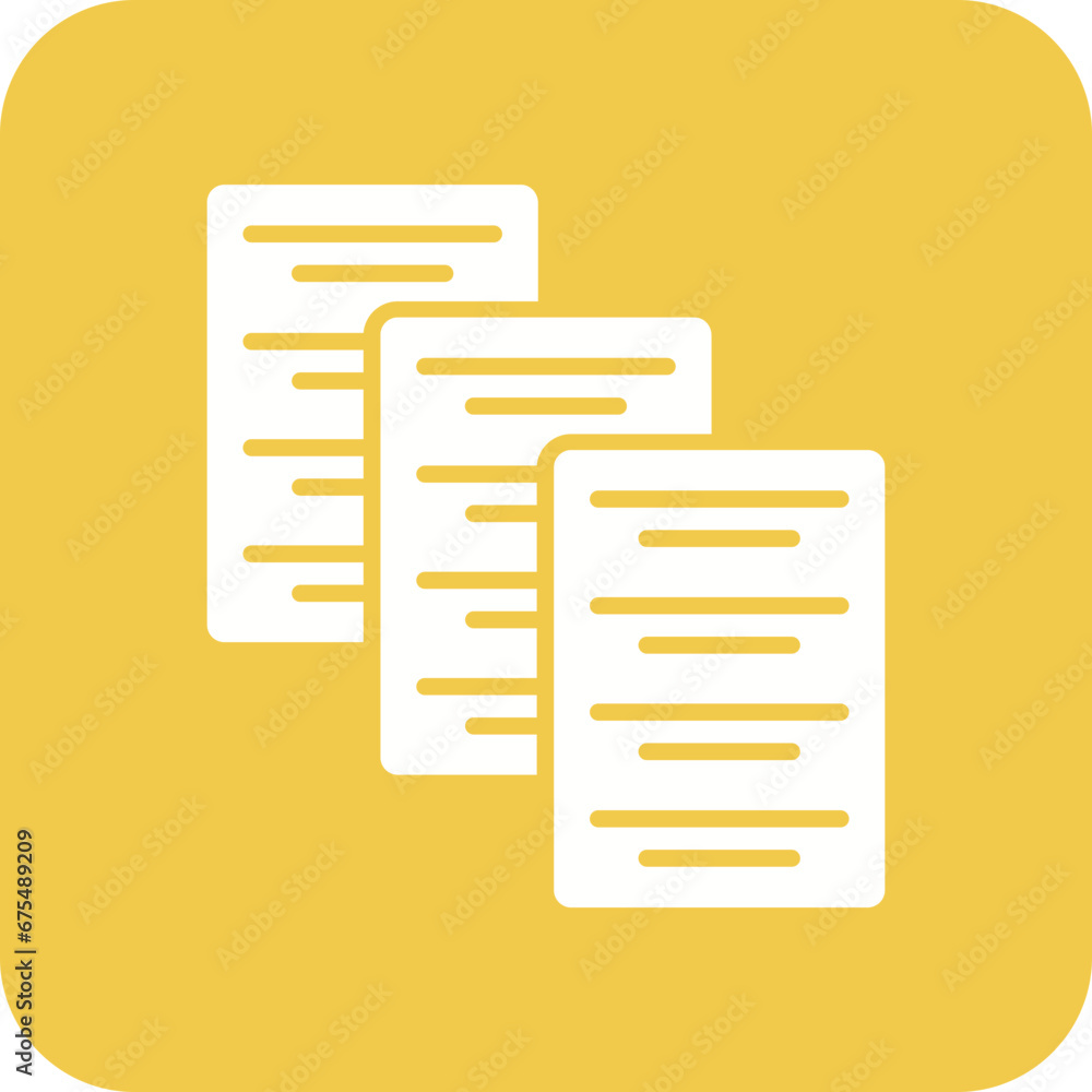 Copy Line Color Icon Copy Line Color Icon