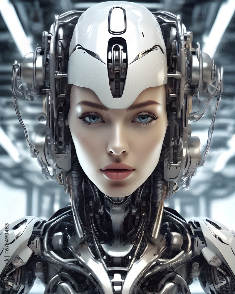 Fototapeta premium Robot Woman