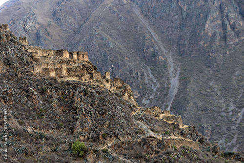  Inca ruins of Ollantaytambo,  Cusco, Peru photo