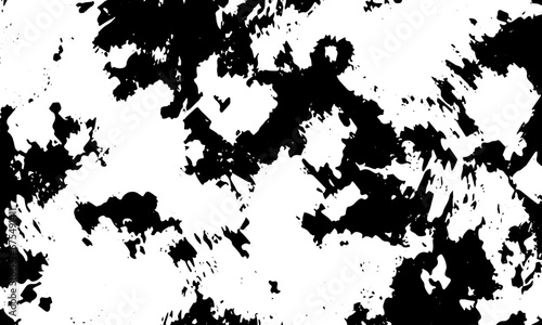 Grunge old detailed black abstract texture. Vector background..