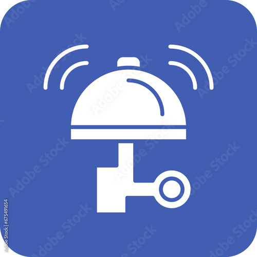 Cycle Bell Line Color Icon