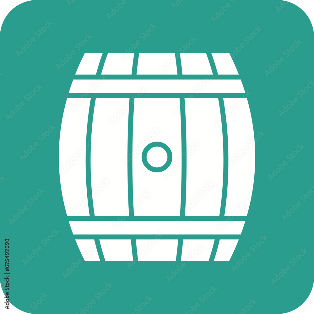 Barrel Line Color Icon Barrel Line Color Icon