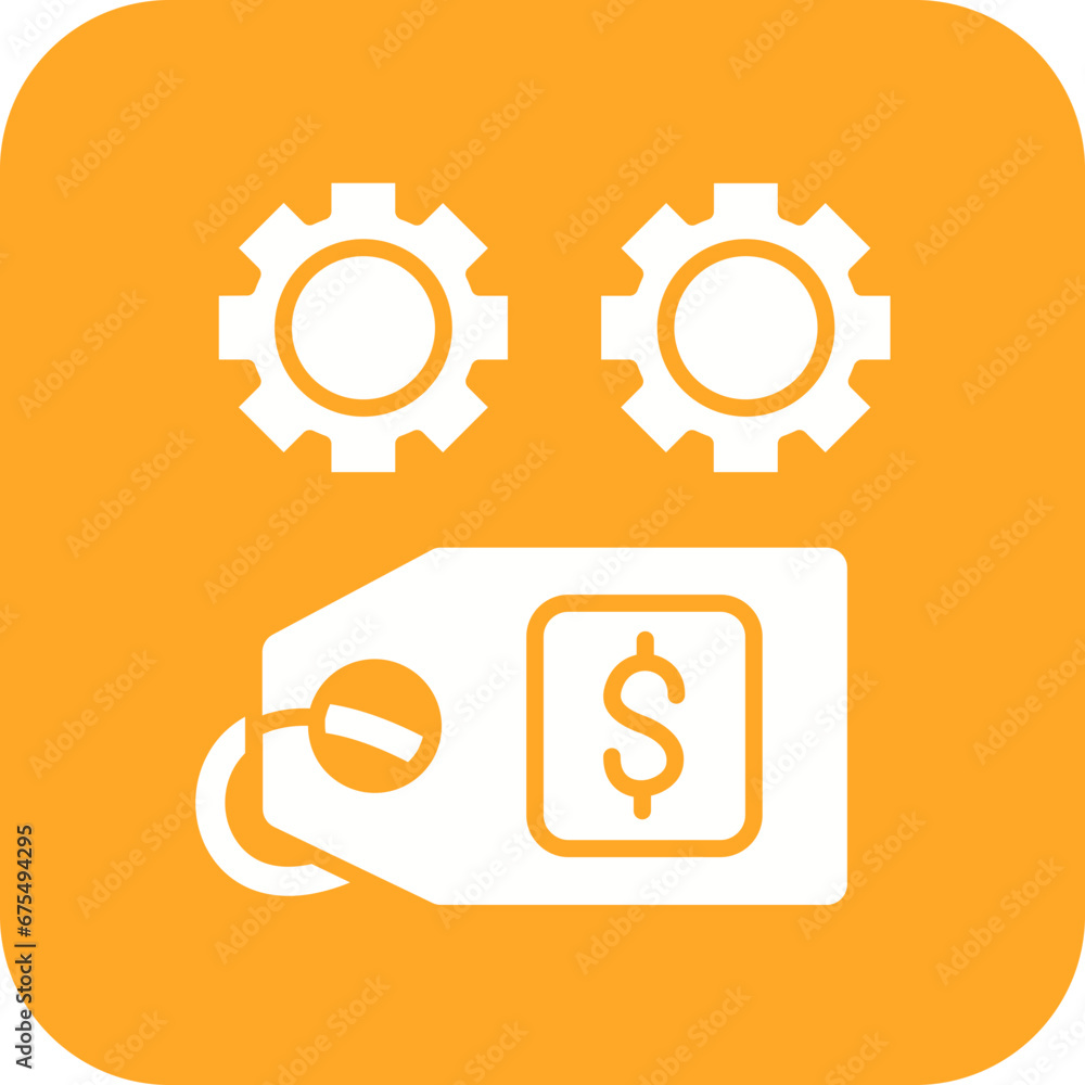 Cost Management Line Color Icon Cost Management Line Color Icon