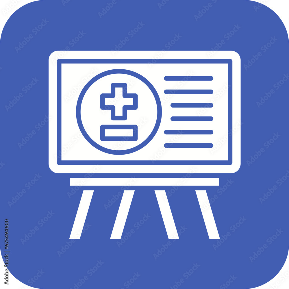 Fototapeta premium DC Voltage Source Line Color Icon