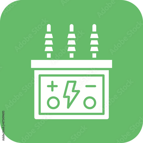 Quadro su tela Transformer Line Color Icon