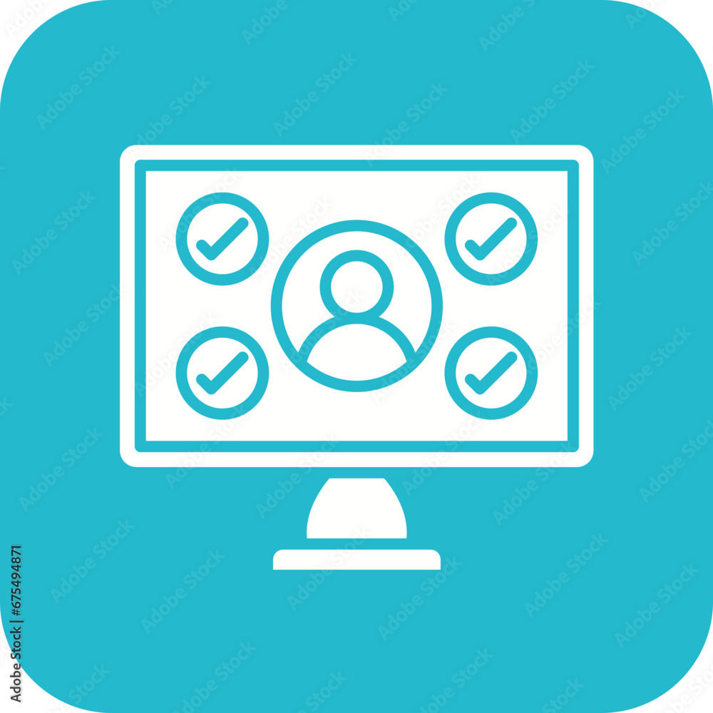 Valid User Profile Line Color Icon Valid User Profile Line Color Icon