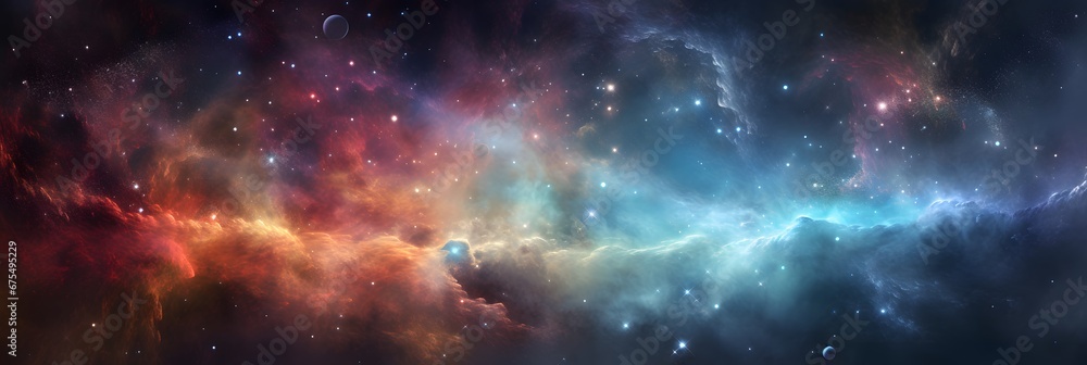 Fototapeta premium Deep space nebula