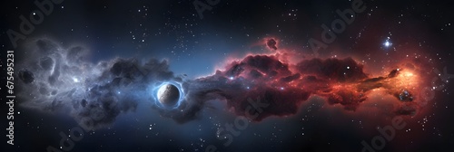 Deep space nebula
