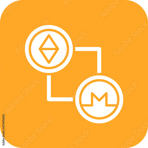 Peer To Peer Line Color Icon