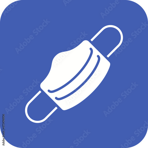 Face Mask Line Color Icon