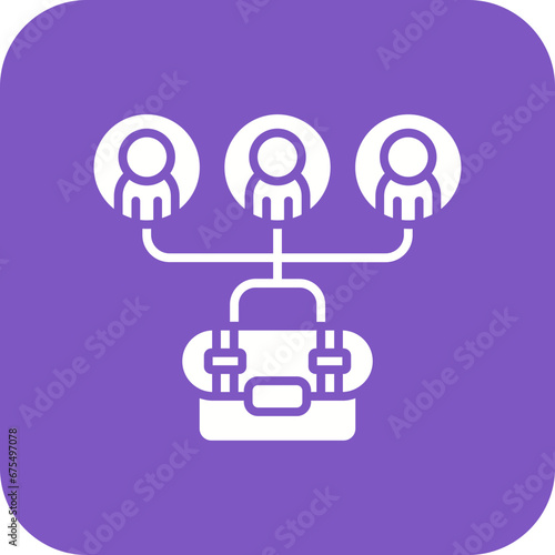Acquisition Line Icon